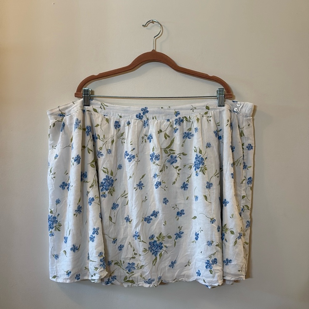 Floral Mini Skirt